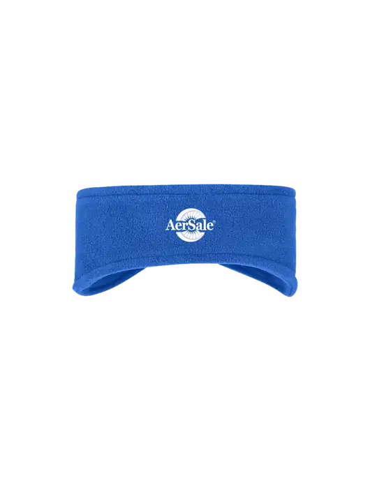 Royal Stretch Fleece Headband w/AerSale Logo