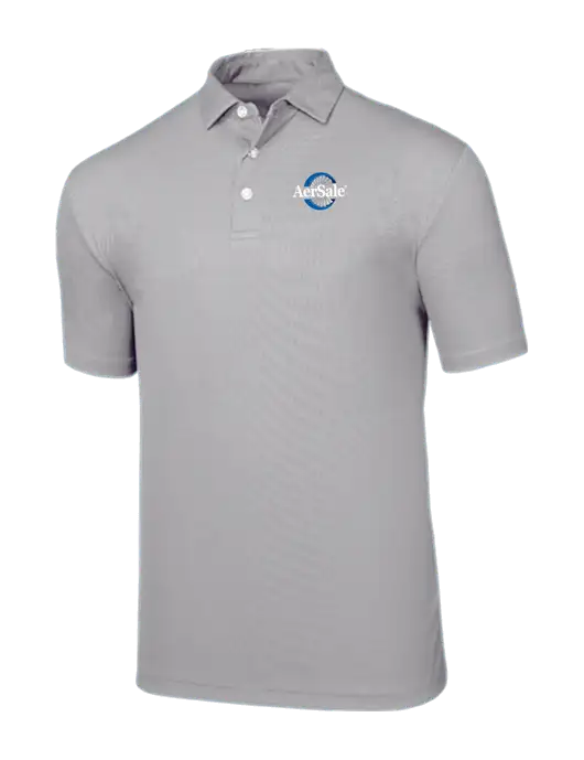 Callaway Birdseye Light Grey Polo w/AerSale Logo