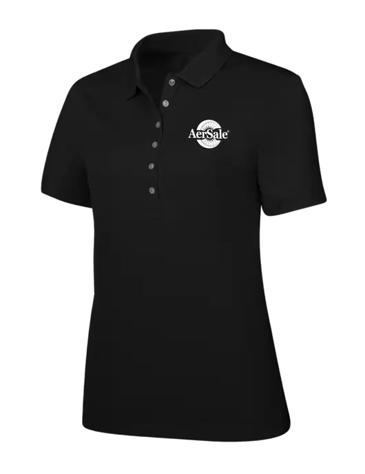 Callaway Womens Ottoman Black Polo w/AerSale Logo