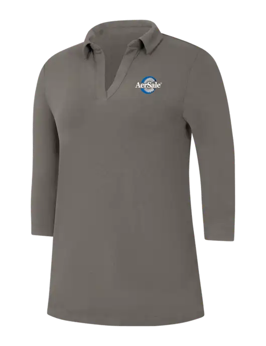 Womens Dark Grey Luxe Knit Tunic w/AerSale Logo