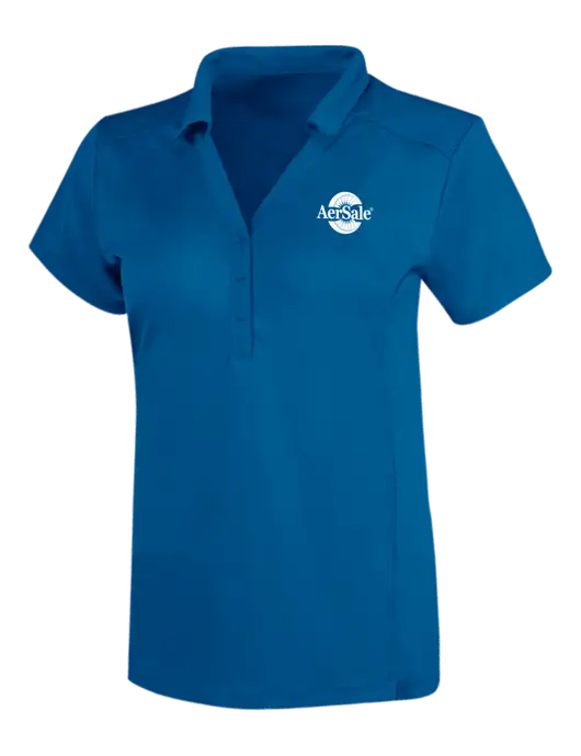 OGIO Royal Blue Womens Framework Polo w/AerSale Logo