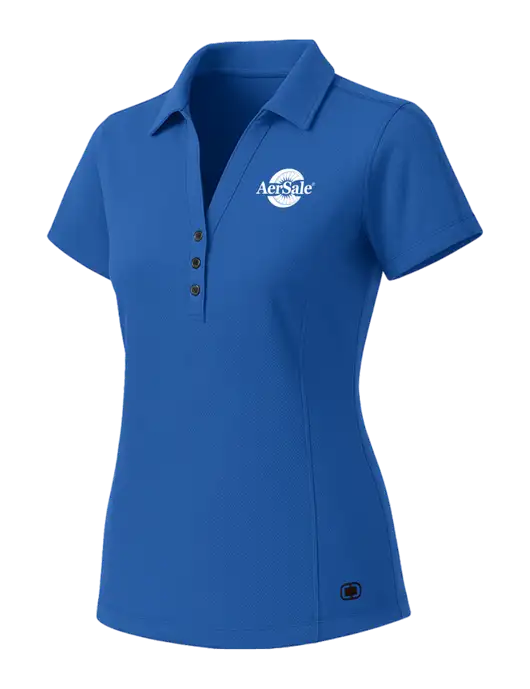 OGIO Womens Royal Blue ONYX Polo w/AerSale Logo