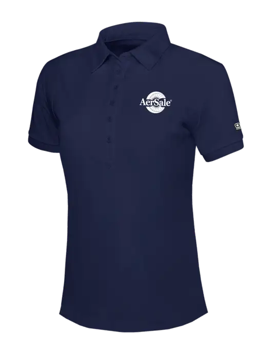 OGIO Womens Navy Jewel Polo w/AerSale Logo