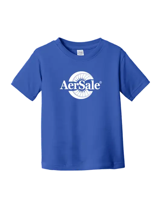 Rabbit Skins Royal Toddler Fine Jersey Tee w/AerSale Logo