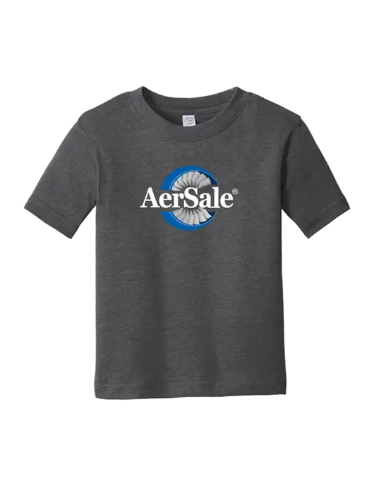 Rabbit Skins Vintage Smoke Toddler Fine Jersey Tee w/AerSale Logo