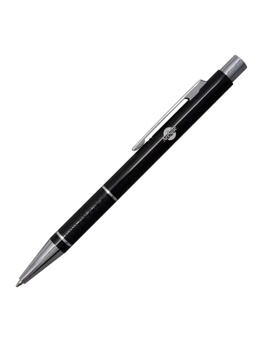 St George Black Pen - Blue Ink w/AerSale Logo