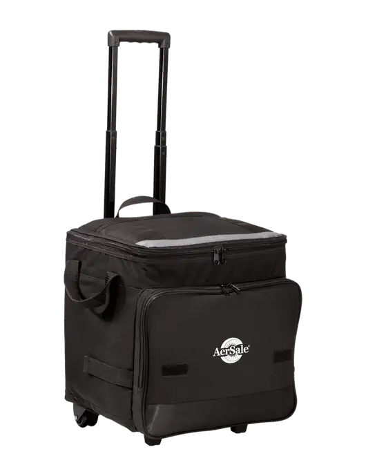 Black Rolling Cooler w/AerSale Logo