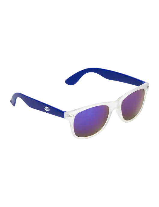 Key West Blue Mirrored Sunglasses w/AerSale Logo