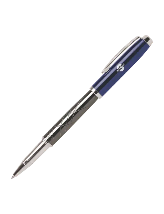 Modernist Blue Rollerball Pen - Black Ink w/AerSale Logo
