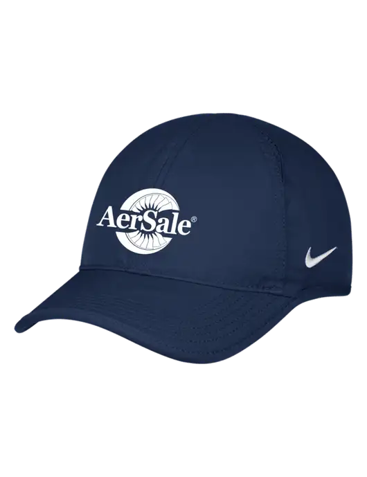 Nike Navy Featherlight Cap w/AerSale Logo