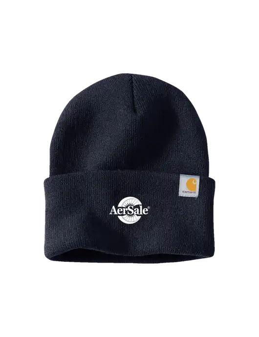 Carhartt Navy Watch Cap 2.0 w/AerSale Logo