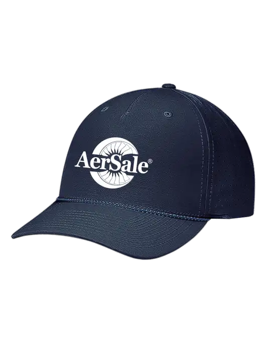 Richardson Laser Perf Performance Dark Navy/Navy-Grey-Blue Rope Cap w/AerSale Logo