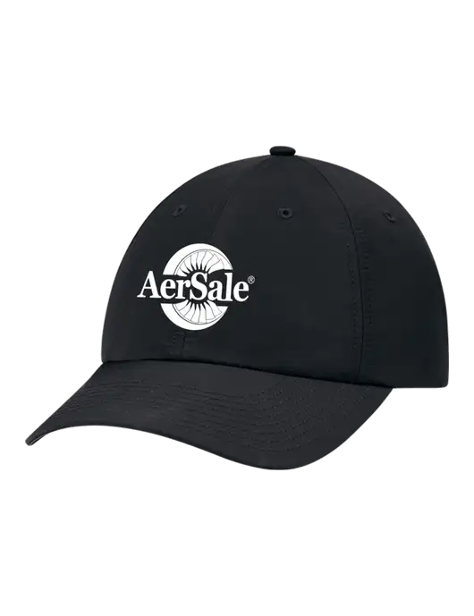 Richardson Relaxed Performance Lite Black Cap w/AerSale Logo