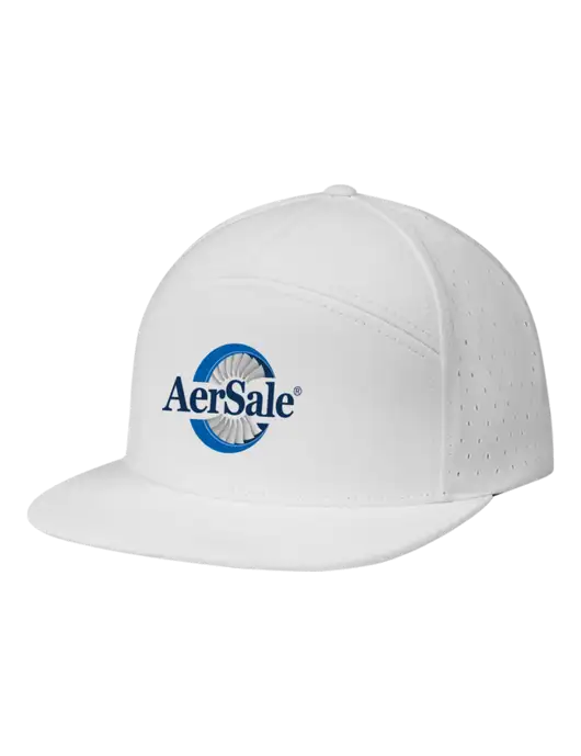 Richardson White Cannon Cap w/AerSale Logo