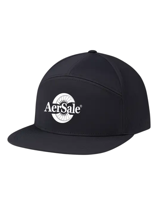 Richardson Black Cannon Cap w/AerSale Logo