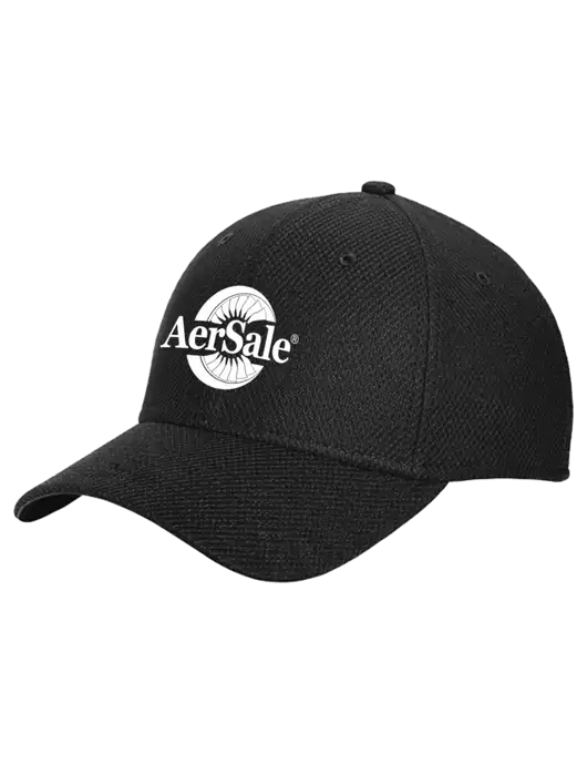 New Era Diamond Era Black Stretch Cap w/AerSale Logo