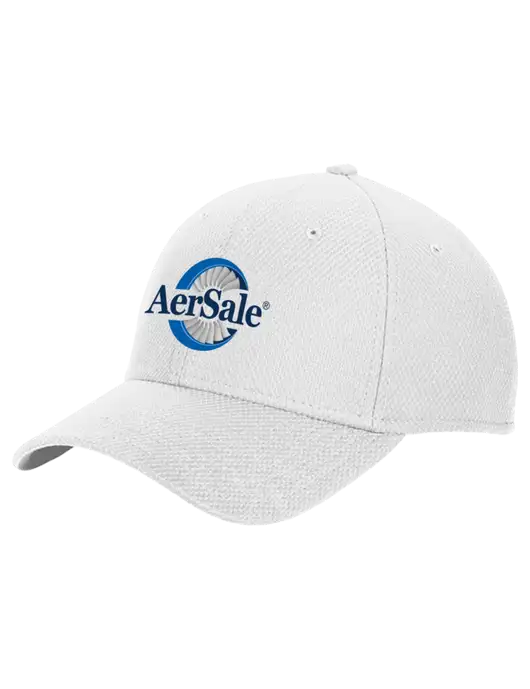 New Era Diamond Era White Stretch Cap w/AerSale Logo