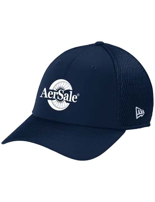 New Era 39THIRTY Performance Stretch Dark Navy Mesh Cap w/AerSale Logo